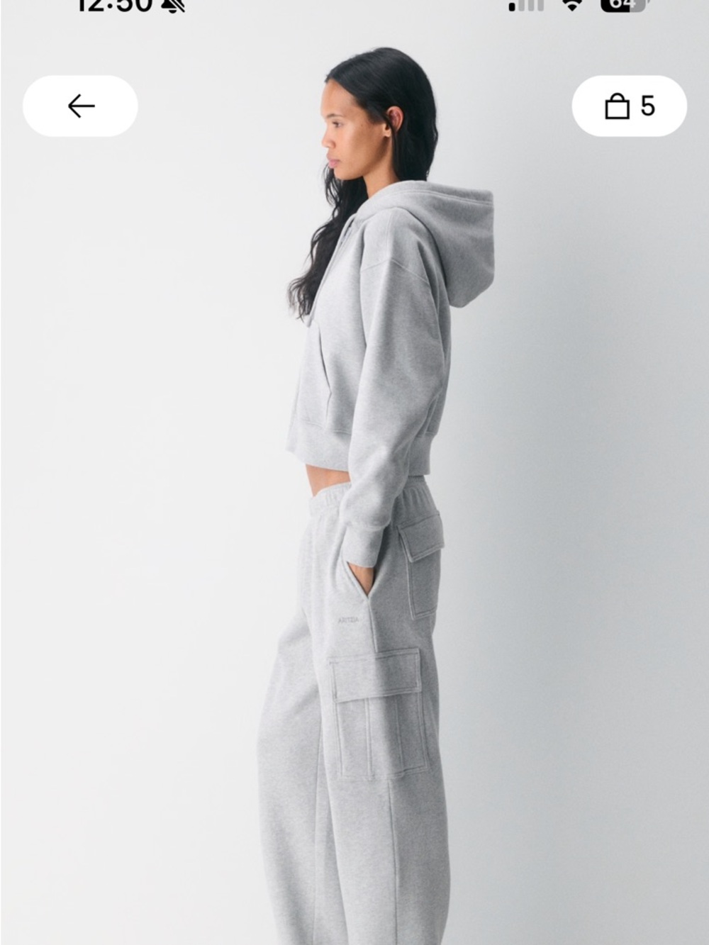 TNA Cozy Fleece Boyfriend Pullover - Heather Gray